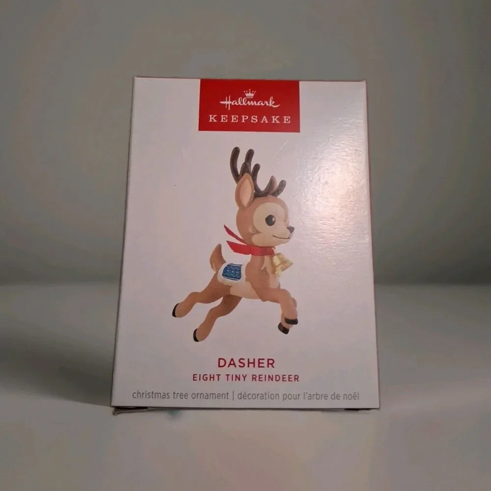 Hallmark Keepsake Dasher Reindeer Ornament, Eight Tiny Reindeer Series 2025